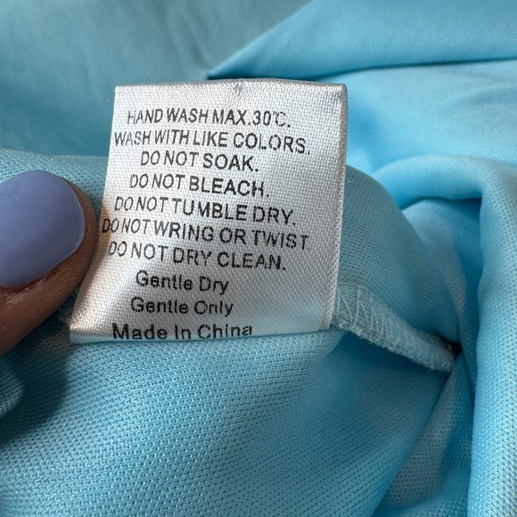 Coquette Corset Mini Dress Baby Blue Lace Trim Sexy‎ Y2K Club Dress Womens Large - Picture 10 of 10